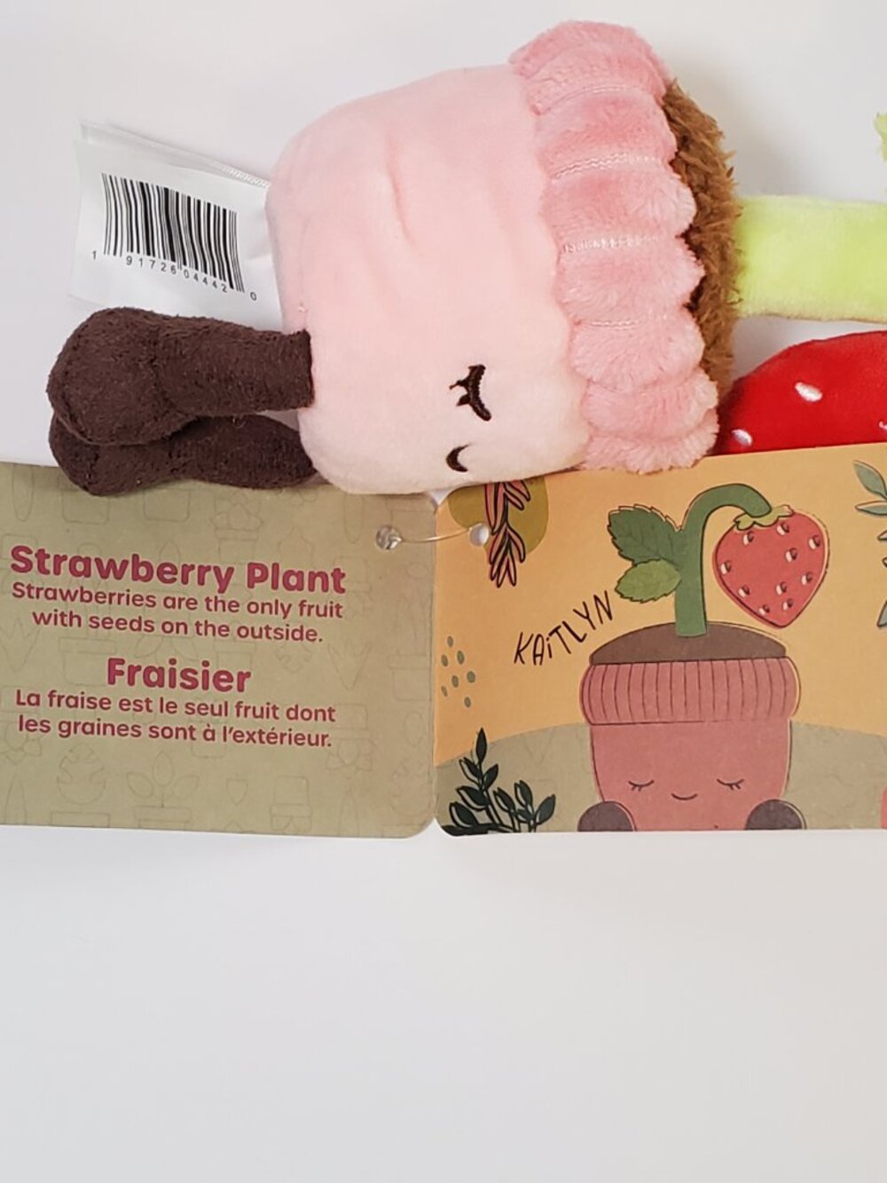 Greenhouse by Russ Plush Strawberry Plant 6" Potted Plant “Kaitlyn” NEW WITH TAG - Picture 5 of 6